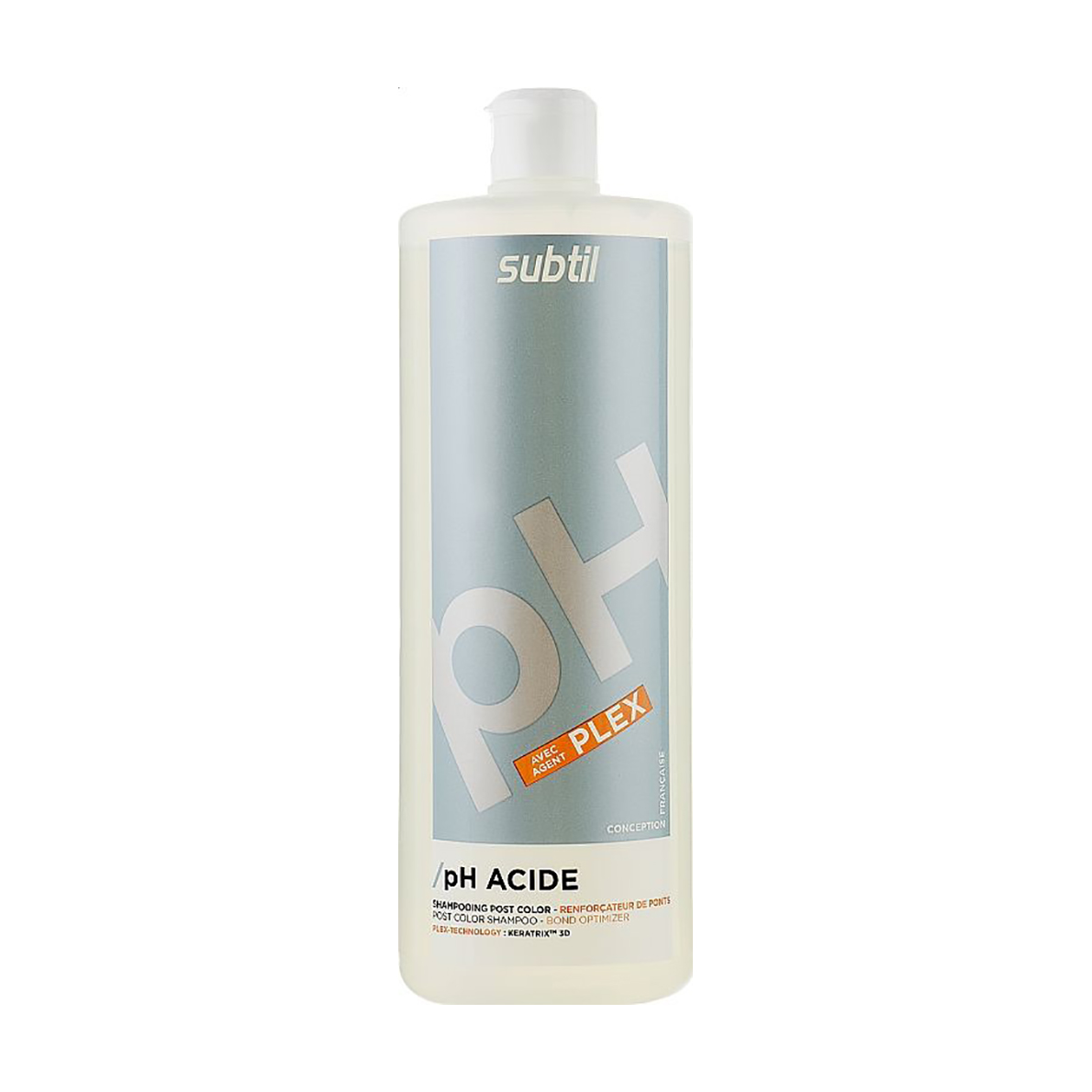 Регенерувальний шампунь Subtil PH Acide Post Color Shampoo з кератріксом, 1 л